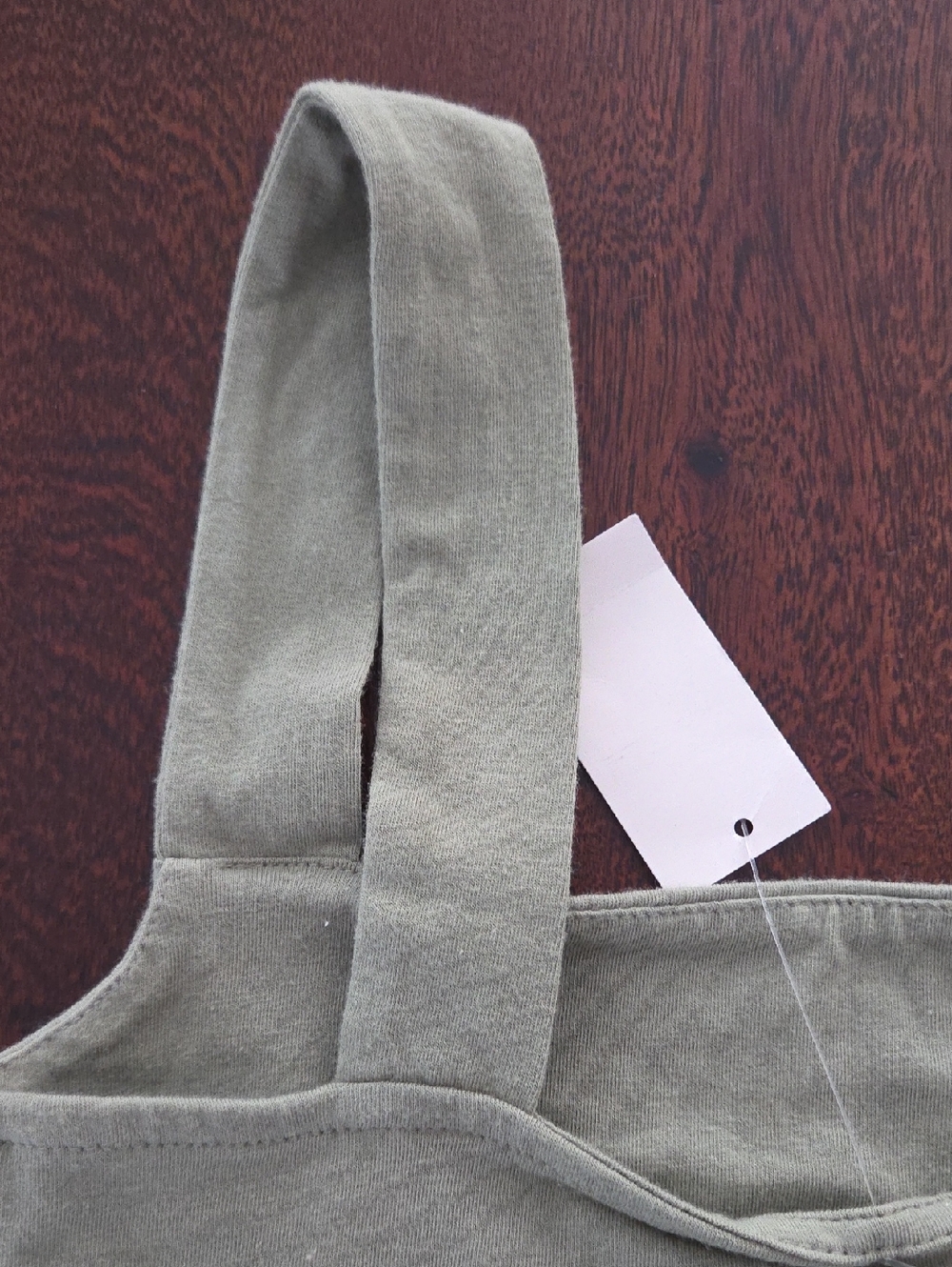 NEW Aeropostale Soft Organic Cotton Green Crop Top Tank Bra NWT Extra Small XS - Picture 6 of 6